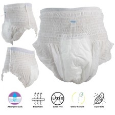 Adult Nappies Incontinence Pull up Pants Diapers 10pcs Medium Large Extra Large