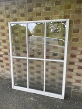 Large Modern Double Glazed Georgian 6 Panel Wooden Window 1210 x 1530mm