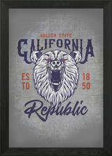 California Republic Framed