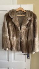 Real Musquash Fur Jacket Size