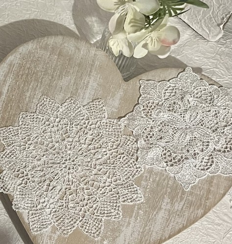 Vintage style lace doilies - vintage,