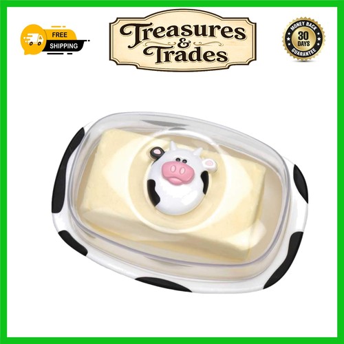 Cute moo cow butter dish - cute, with