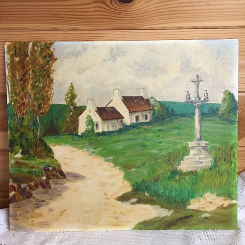 French naive vintage - french,