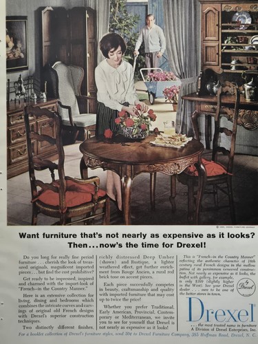 Drexel furniture print - drexel, ad