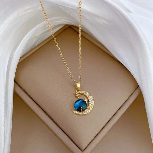 Women gold star - star, moon