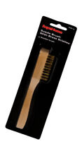 Wooden Handle Suede Shoe Boot Brush With Brass Bristles