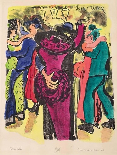 Jacob lawrence dance 1968 - lawrence, :