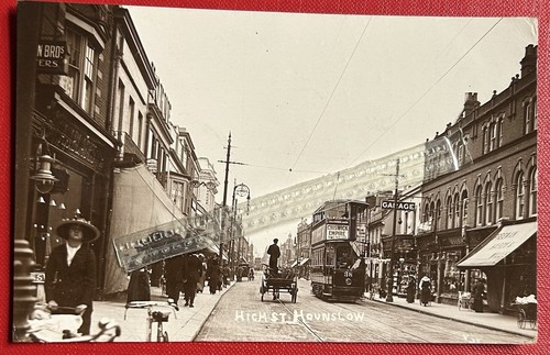 Hounslow high street tram - street, &