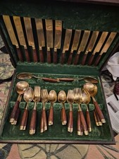 Vintage Canteen Of Thai Bronze