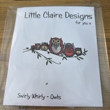 Swirly Whirlies Owls Stamp By