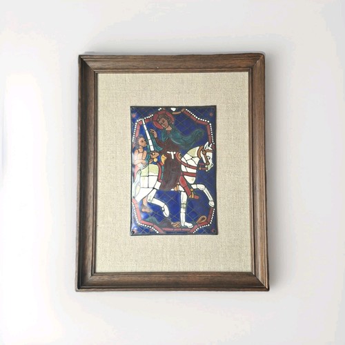 Polychrome enamels copper - polychrome, on