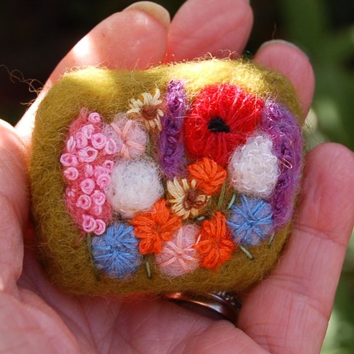 Needle felted and hand - needle,