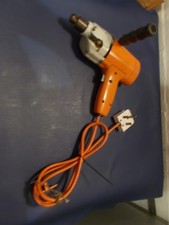 Vintage Black & Decker D420 Electric Drill 230V 315W (Tested Working) 5/19-8MM