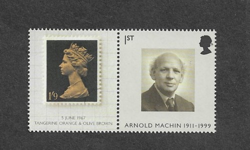 Arnold machin stamp designer - machin,