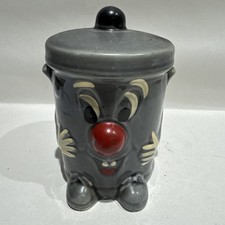 Vintage Dusty Bin Money box 1980s Original 321 Ceramic. Great condition See Info