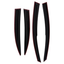 Outside Mount Wind Deflectors For Honda Civic 4Door MK8 2006-2012 Tinted Black