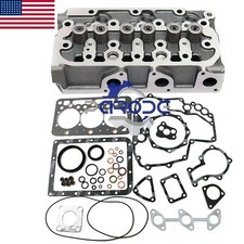 New Complete Cylinder Head Assy & Full Gasket Set for Kubota D722 D722EBH Engine
