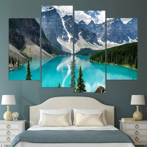 Rocky mountain lake - rocky, moraine