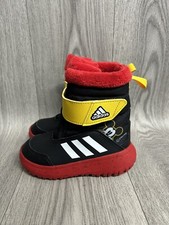Kids Adidas Winterplay Disney Mickey Mouse Boots Size UK C8.5 Brand New
