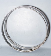 Pearl Export Original 1980s Bass Drum Hoops. Black. 2 x 22”