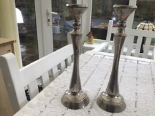Pair Of Vintage  Silver Chrome