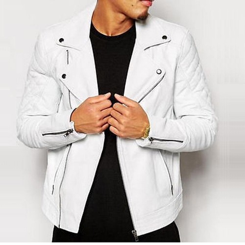Men slim fit real lambskin - men's,