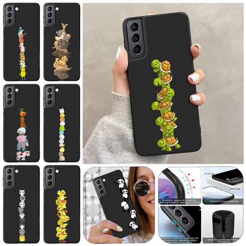 Cute cartoon phone - cartoon, rubber