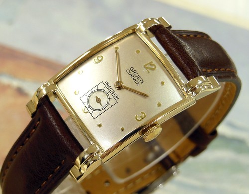 1950 vintage gruen curvex - vintage,