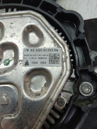 Fan wheel radiator package