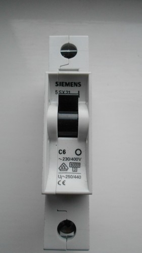 Siemens 5sx21 type mcb - siemens,