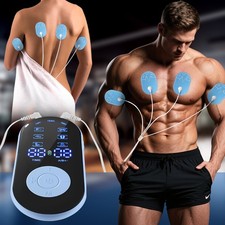 TENS Machine for Pain Relief Unit Muscle Stimulator Dual Channel Electric Pulse