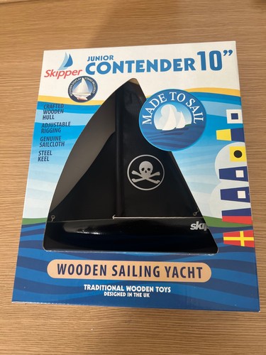 Vintage wooden sailing boat