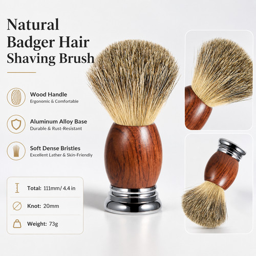 Men band badger hair - band,