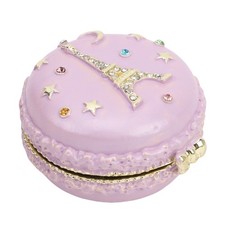Purple Enamel Macaron Trinket