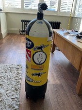 Faber 12L Steel Scuba Diving Cylinder 232 Bar.