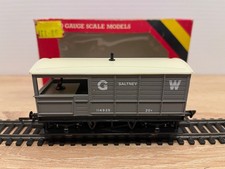 HORNBY R018 OO GAUGE 1:76 SCALE G.W.R. 20T BRAKE VAN SALTNEY- EXCELLENT BOXED