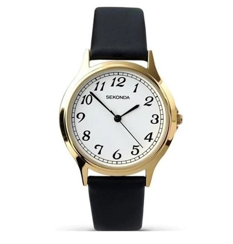 Gents easy read gold tone - gents,