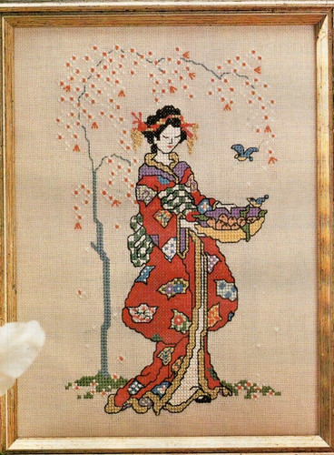 Cross stitch chart japanese - cross,