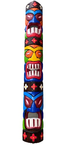 Tiki mask wall hanger - 40”,