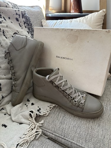 Balenciaga arena grey high top - balenciaga,