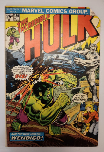 Incredible hulk 180 comic 1st - #180,