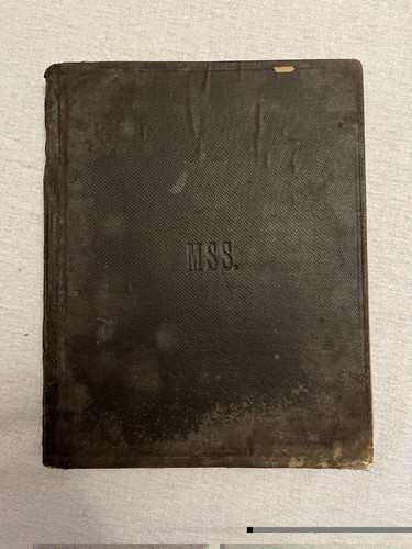 1899 original handwritten ship - original,