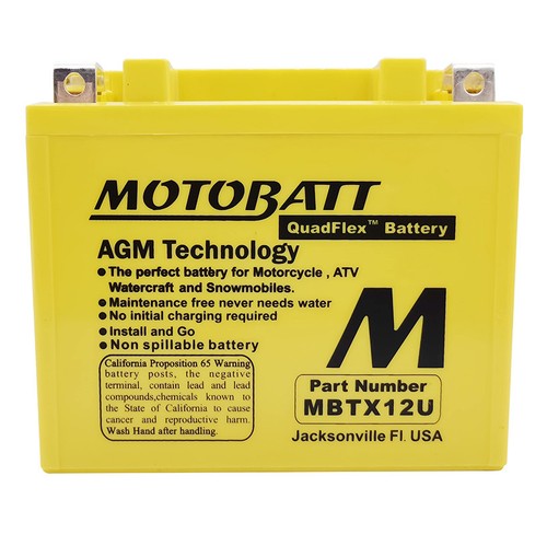 Mbtx12u motobatt 14ah battery - mbtx12u,