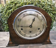 1930s Art Deco Mauthe 8 Day