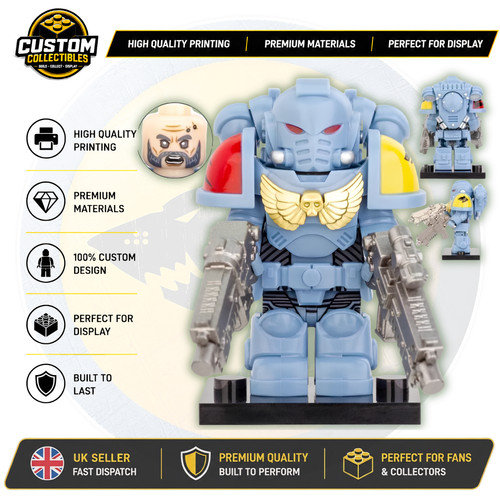 Space wolves marine minifigure - space,