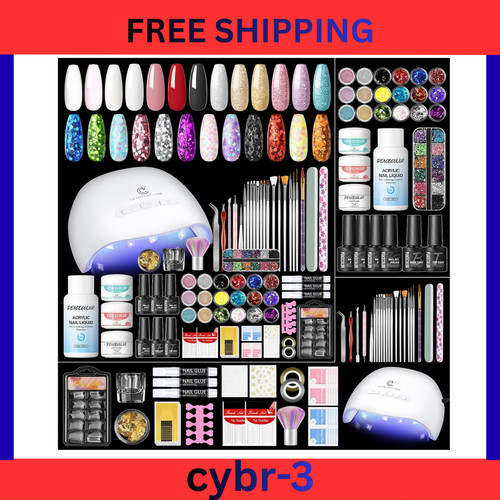69pcs acrylic nail kit - nail, uv