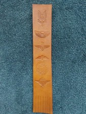 Hand Made Leather Bookmark
