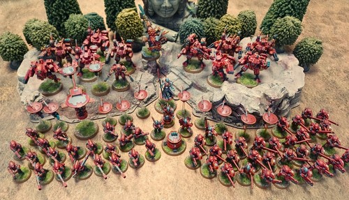 Well painted warhammer 40k tau - well,