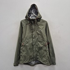 Rab Womens Downpour Lightweight Hooded Shell Jacket Waterproof Coat Size Uk 14