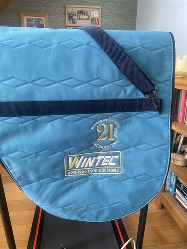 Wintec blue horse - horse, saddle